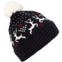 k-up Bonnet Hiver avec motifs rennes night_navy/natural