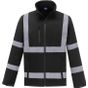 Yoko Veste softshell haute visibilité black