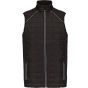 WK Designed To Work Bodywarmer Day To Day bi-matière unisexe black/silver