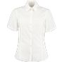 Kustom Kit Women' Business Shirt Short Sleeve White