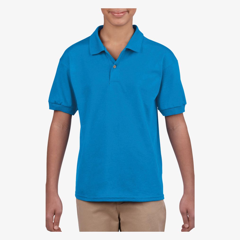 Kids` DryBlend® Jersey Polo Gildan