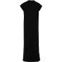 Build Your Brand Ladies Sorona® Long Extended Shoulder Dress Black