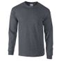 Gildan Adult T-Shirt Ultra-cotton Long Sleeve dark_heather