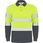 Roly WRK Polaris L/S plomb/jaune_fluo