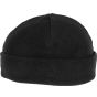 K-up Bonnet recyclé micropolaire avec revers  black