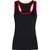 TriDri Débardeur de fitness Tridri® pour femme black/red