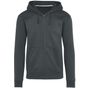 SG Signature Signature Tagless Hooded Full Zip Unisex charcoal
