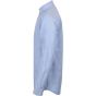 Henbury Men's modern long sleeved oxford - classic fit blue