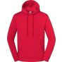 fruit of the loom Iconic Premium Hooded Sweat red