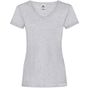 fruit of the loom Valueweight V-Neck T Lady-Fit sport_grey