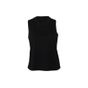 Bella Women's racerback cropped tank solid_black_blend