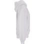 Build Your Brand Ladies Loose Fit Zip Hoody White