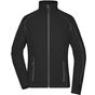 James&Nicholson Ladies' Structure Fleece Jacket black/carbon