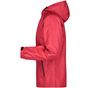 James&Nicholson Men´s Rain Jacket red/black