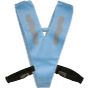 Korntex Kids Hi-Vis safety collar Haiti with safety clasp Sky blue