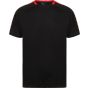 Finden+Hales Unisex team t-shirt black/red