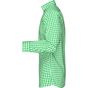 James&Nicholson Men´s Checked Shirt green/white