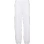 Build Your Brand Fluffy Sweatpants White