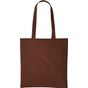 Nutshell Sac de courses en coton avec anses longues dark_brown