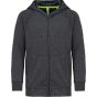 ProAct Veste zippée à capuche enfant dark_grey_heather