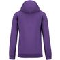 Kariban sweat-shirt capuche contrastée femme purple/oxford_grey