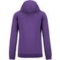 kariban sweat-shirt capuche contrastée femme purple/oxford_grey