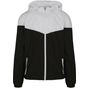 Build Your Brand Ladies Windrunner black/white