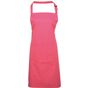 Premier Tablier bavette avec poche Colours Collection fuschia
