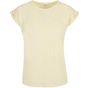 Build Your Brand Ladies Extended Shoulder Tee soft_yellow