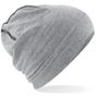 Beechfield Bonnet en coton Hemsedal heather_grey/black