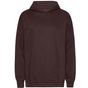 Tiger Cotton Oversized Hoodie brown