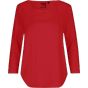 Neutral Ladies 3/4 Sleeve T-Shirt red