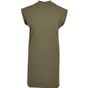 Build Your Brand Ladies Turtle Extended Shoulder Dress olive