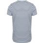 SF Clothing Unisex striped T white/oxford_navy
