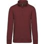 Kariban Sweat-shirt col zippé wine