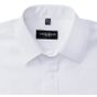 Russell Chemise en Popeline Polyester/Coton classique manches courtes homme white