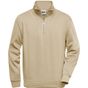 James&Nicholson Workwear Half Zip Sweat stone