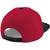 Beechfield Casquette Originale réglable à 6 Panneaux et Visière Plate classic_red/black