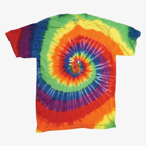 Multi-Color Spirals - Youth T-Shirt Dyenomite