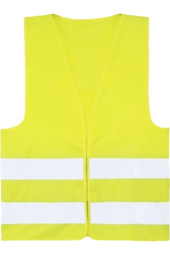 Safety Vest in mini vacuum packaging “Bottrop” - Signal Yellow