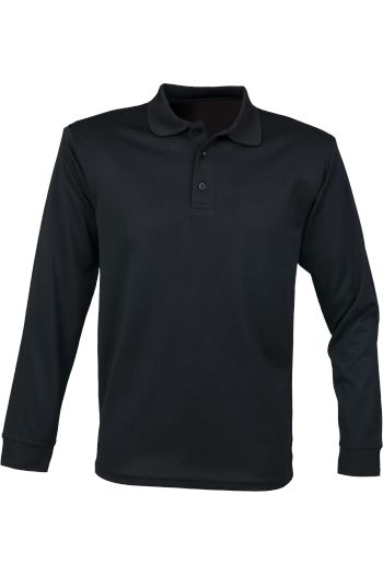 Image produit Unisex long sleeved polo shirt