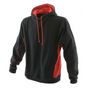 finden-&-hales Sweat capuche contrasté black/red