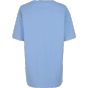 Build Your Brand Ladies Oversized Boyfriend Tee Powder blue