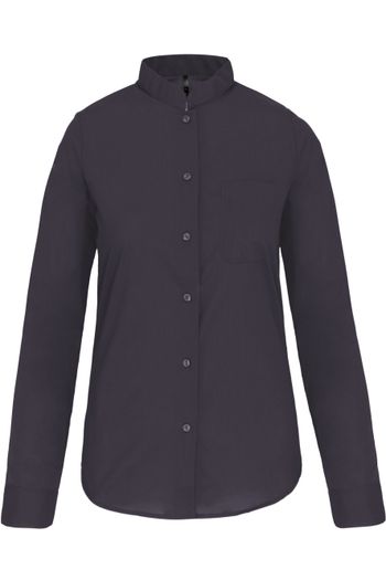 Image produit Chemise col mao manches longues femme