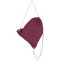 SG Accessories - Bags Cotton Drawstring Backpack claret