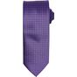 Premier Cravate micro pied-de-poule purple