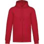 Kariban Sweat-shirt recyclé zippé à capuche unisexe red