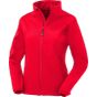 Result Recycled womens 2-Layer printable softshell jacket red