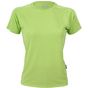 Cona Sports Ladies Rainbow Tech Tee apple_green