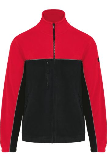 Image produit Veste micropolaire bicolore écoresponsable unisexe